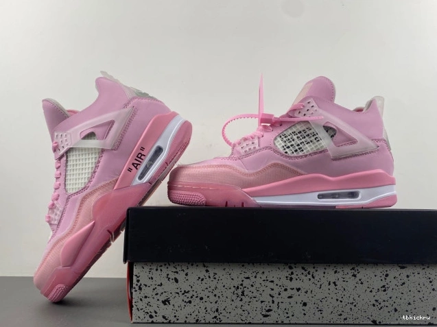 Cheap TBkick 4 X PINK OFF-WHITE JORDAN 0707